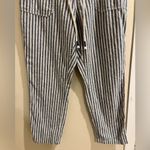 Natural Reflections Size Medium Linen Blend Striped Pants Photo 4
