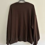 Alo Yoga Accolade Crew Neck Pullover Brownstone Size XL Sweatshirt Unisex Photo 4
