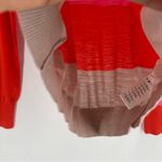Chinti & Parker Wool Cashmere Color‎ Block High Neck Sweater Soft Lightweight L Pink Size L Photo 6