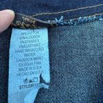 Vintage Y2K 90’s Fetish Denim Vest Mini Dress Size Small Blue Photo 7