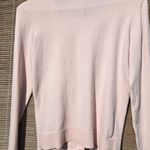 The Limited  front ruffle Pink sweater Cardigan L Photo 6