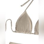 SweatyRocks Women's 3 Piece Zebra Striped Bikini Swimsuit & Beach Skirt Bathing Suit (165) Photo 6