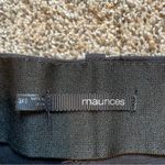 Maurice's Black Slacks Work Office Dress Pants 3/4 Short Photo 2