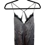 Cami NYC Nwt  Gray Silk Lace Open Back Camisole Photo 0