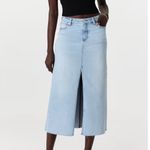 Quince Stretch Denim 5-Pocket Midi Skirt Women’s Sz 25 Photo 1