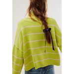 Free People  Paulie Sweater in Lemonade Combo Size Medium Photo 1