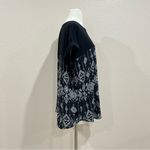 Mason & Belle  Black with White Geometric DesignTop Size XXL Photo 4