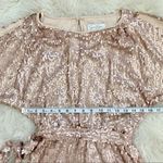 Jessica Simpson  Dress Sequence Cold Shoulder Blush C27 Photo 5