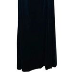 After Six NWT One Shoulder Spaghetti Strap Velvet Maxi Gown Dress 6 Evergreen Photo 3