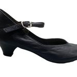 So Danca Character Dance Shoes Theatre Folk Black Teen Size 4.5 Leather CH02 Photo 5