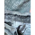 American Eagle  Pale Faded Gray Distressed Highest Rise 90s Boyfriend Size 000 Photo 3