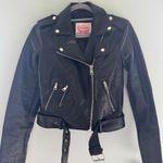 Levi's Black Snakeskin Leather Jacket NWT Photo 4