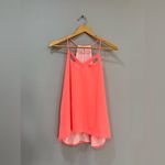 EXPRESS Neon Orange Cutout Strappy Tank Size S EUC Photo 2
