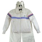 Head Vintage  Two-piece Snowsuit Ski Snowboard Jacket Pants Women's 14 Insulated Photo 1