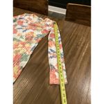 Sonnet James immy floral ribbed Long Sleeve sweater Dress Multicolor long midi S Pink Photo 4