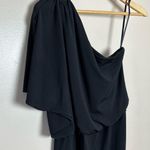 White House | Black Market CLEARANCE! Black WHBM One-Shoulder LBD Size 8 EUC Photo 2