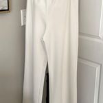 White House | Black Market Super Gorgeous White Long Trouser Pants Photo 2