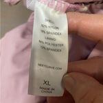 MeetCurve solid pink fringe‎ ruffle bandeau swim dress, size XL Photo 6