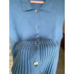 Sincerely Jules Knit Cardigan Sz L Blue Size L Photo 4