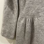 AQUA  Cashmere Grey Peplum Babydoll Sweater 3/4 Sleeves Photo 2