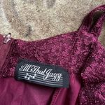 All that jazz  Burgundy Lace Mini Party Dress Photo 3
