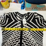 Ashley Stewart New  Mirror Black White Knit Midi Bodycon Dress Womens 10W Photo 4