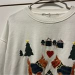 Vintage Christmas Terrior Embroidered Crewneck Size M Photo 3
