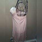 Marilyn Monroe  Elegant Lace Trim Pink Chemise Photo 4