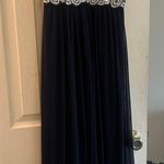 Macy's navy blue prom dress Photo 0