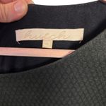 Hutch Anthropologie BlackTextured Long Sleeve Bow Cuff Dress Women sz XL Shift Photo 3