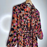 Trinity Anthropologie 100% Silk Tie Waist Mini Dress/Tunic Size Small Photo 3