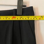 NWT Saloni Women's size 6 Black Wide Tailored Cady Trousers Pleated Business Photo 9