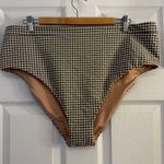 Madewell NWT High-Rise Bikini Bottom in Seersucker Photo 0