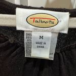 Talbots  Elegant Expresso Brown Women's Top Size M Shimmer Sequins Fancy Stretch Photo 11