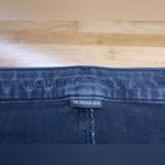 American Eagle Women The Dream Jean Black Midi Cutoff Stretch Denim shorts|Sz:18 Photo 7