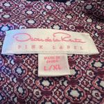 Oscar de la Renta  Pink Label Floral Zip Housecoat Lounger Nightgown Muumuu L/XL Photo 9