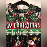 No Boundaries  Drawstring Hooded Fleece Merry Christmas Santa Sz S 4-6 NWT Photo 2