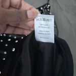 Retrofete Black Velvet Rhinestone One Sleeve Bodysuit Size Small Photo 7