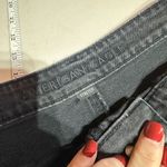 American Eagle  Black 90s Boyfriend Distressed CutOff Hi Rise Denim‎ Shorts Sz 12 Photo 10