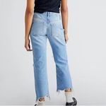 Free People  We The Free ‘Maggie’ distressed chewed hem straight cropped jeans 28 Photo 9