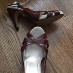 Isaac Mizrahi New Mizrahi crisscross strap sling back shoes Photo 5
