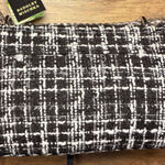 Badgley Mischka  Black and White Tweed Shoulder Bag Photo 1