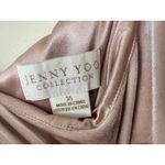 Jenny Yoo NWT  Cybill Dress BHLDN Prosecco Velvet 16 One Shoulder Side Slit Photo 6