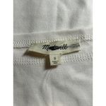 Madewell  Women's Sleeveless Boatneck Side Slit Tee Ivory Cream S Small New Photo 6