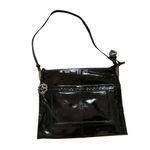 Brighton collection black patent leather crossbody shoulder bag tote E732910 Photo 1