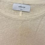 Sold Out NYC 100% Linen Cream The Linen Perfect Tee Shirt Top Size Small Photo 4