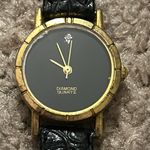 Generation dainty vintage genuine leather diamond quartz‎ adjustable watch Gold Photo 2