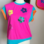 Floral Colorful 2 Piece Set, Size Small Pink Photo 0