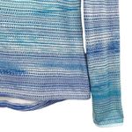 Nike Dri-Fit Blue Striped Long Sleeve Base Layer Running Pullover Top Photo 6