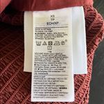 Gap Chocolate Sweetheart Neckline smocked Puffy Sleeve Fitted Blouse Photo 2